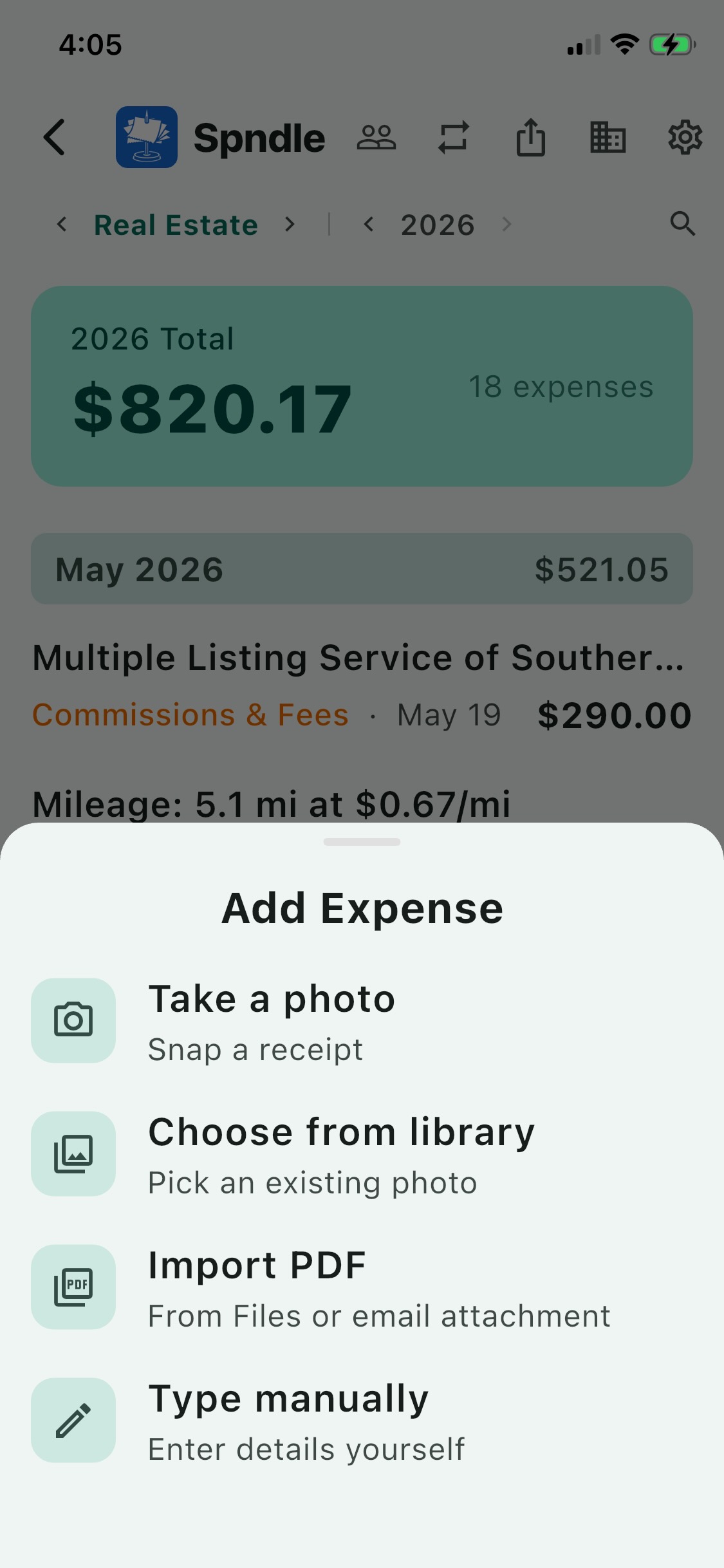 Snap a receipt